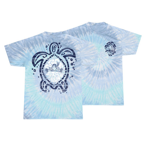 PEACE FROGS SEA TURTLE TIE DYE SHORT SLEEVE T-SHIRT