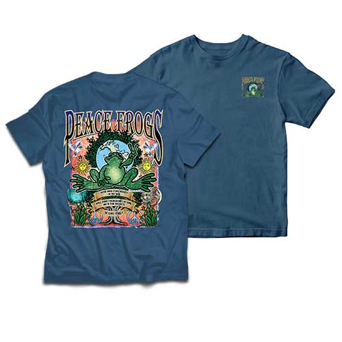 PEACE FROGS NATURE FROG SHORT SLEEVE T-SHIRT