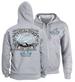 PEACE FROGS NOT ALL WHO WANDER ZIP UP HOODED SWEATSHIRT