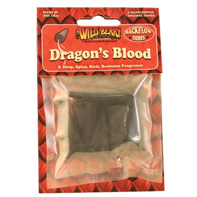 Packaged DRAGON's Blood Back-flow Cones