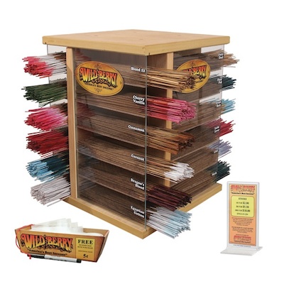 Display -spin rack (24 spaces)