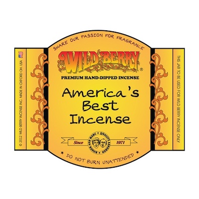NEW FREE Labels For Wild Berry Incense Jars