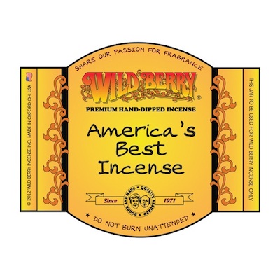 NEW FREE Labels For Wild Berry INCENSE Jars