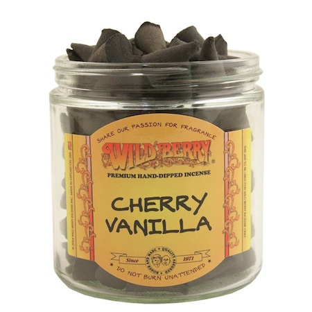 Cherry Vanilla Wild Berry INCENSE Cones.