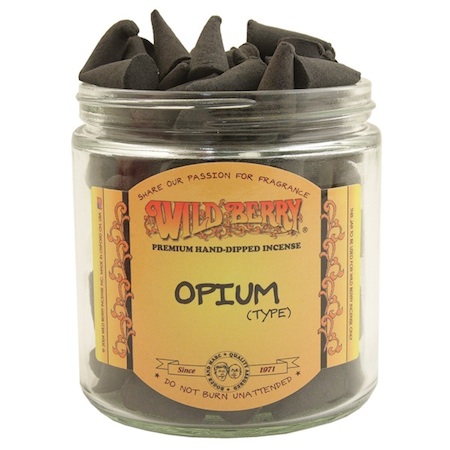 Opium (type) Wild Berry INCENSE Cones.
