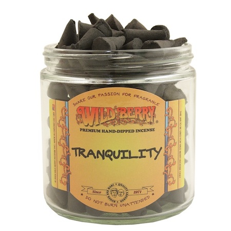 Tranquility Wild Berry INCENSE Cones.