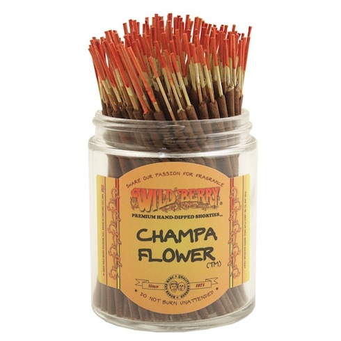 Champa FLOWER  Wild Berry Incense Shorties.