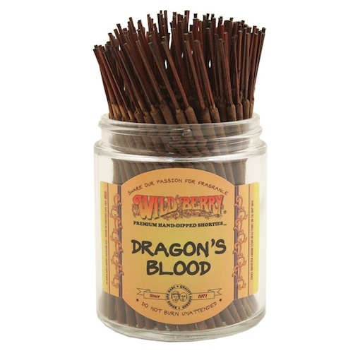 DRAGON's Blood Wild Berry Incense Shorties.