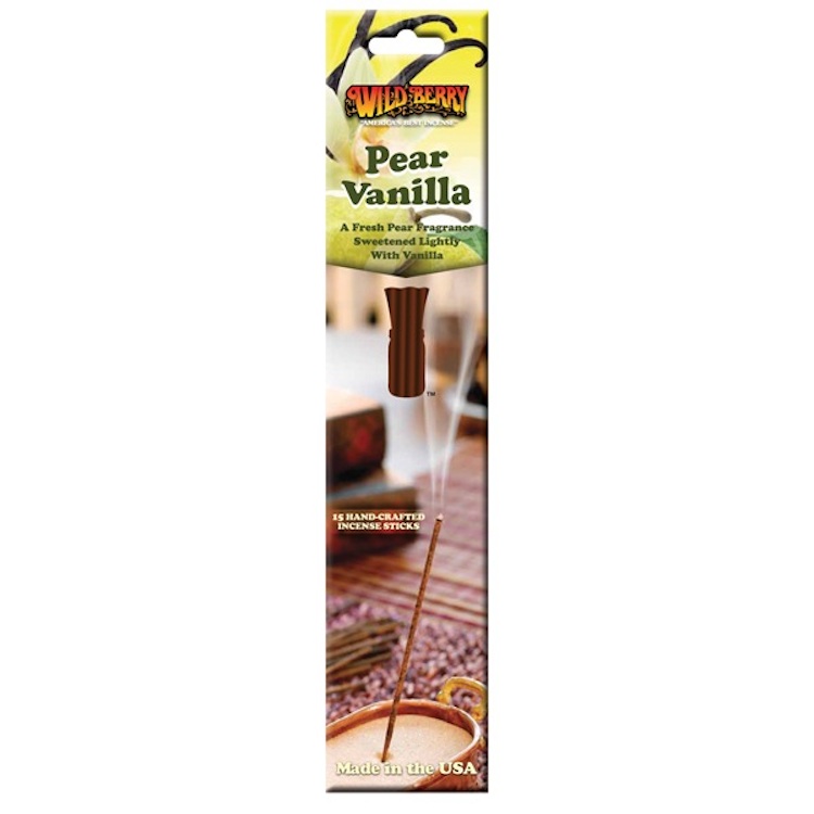 Pear Vanilla Wild Berry INCENSE Sticks Pre Pack.