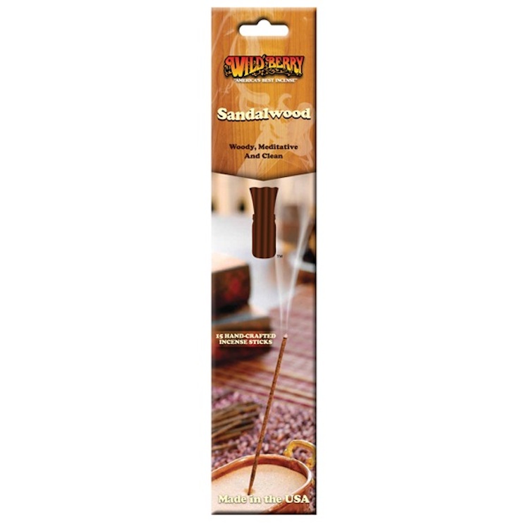 Sandalwood Wild Berry INCENSE STICKS Pre Pack.