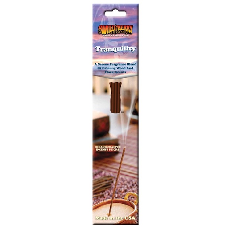 Tranquility Wild Berry INCENSE STICKS Pre Pack.