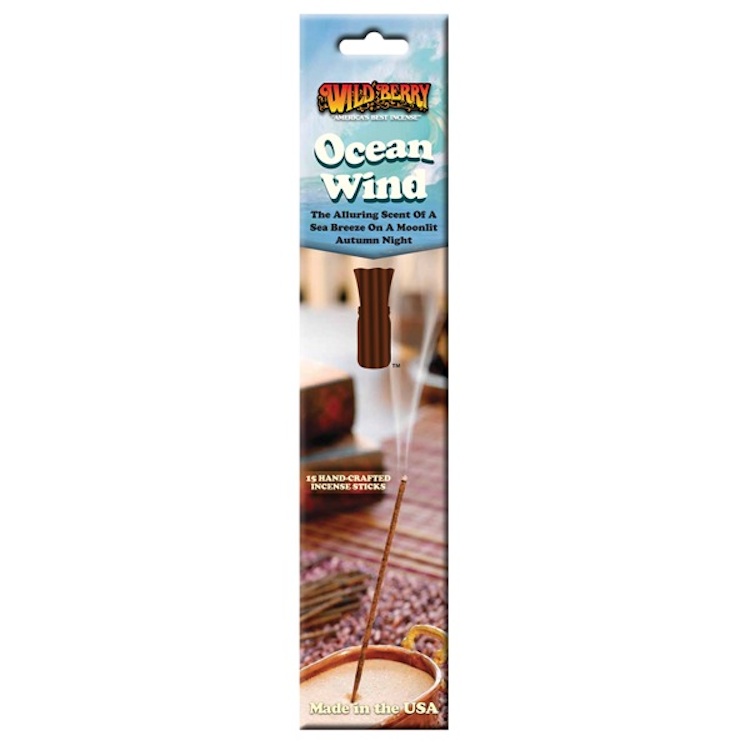 Ocean Wind Wild Berry INCENSE Sticks Pre Pack.