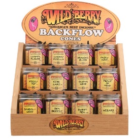 Backflow Cone Wild Berry INCENSE Starter Kit