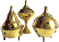 Large Brass Cone INCENSE BURNER