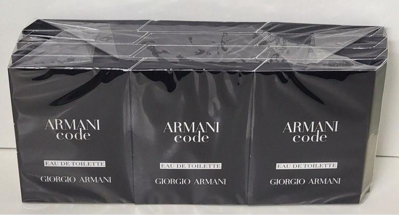 ARMANI CODE EAU DE TOILETTE 0.04 fl oz by GIORGIO ARMANI CARDED