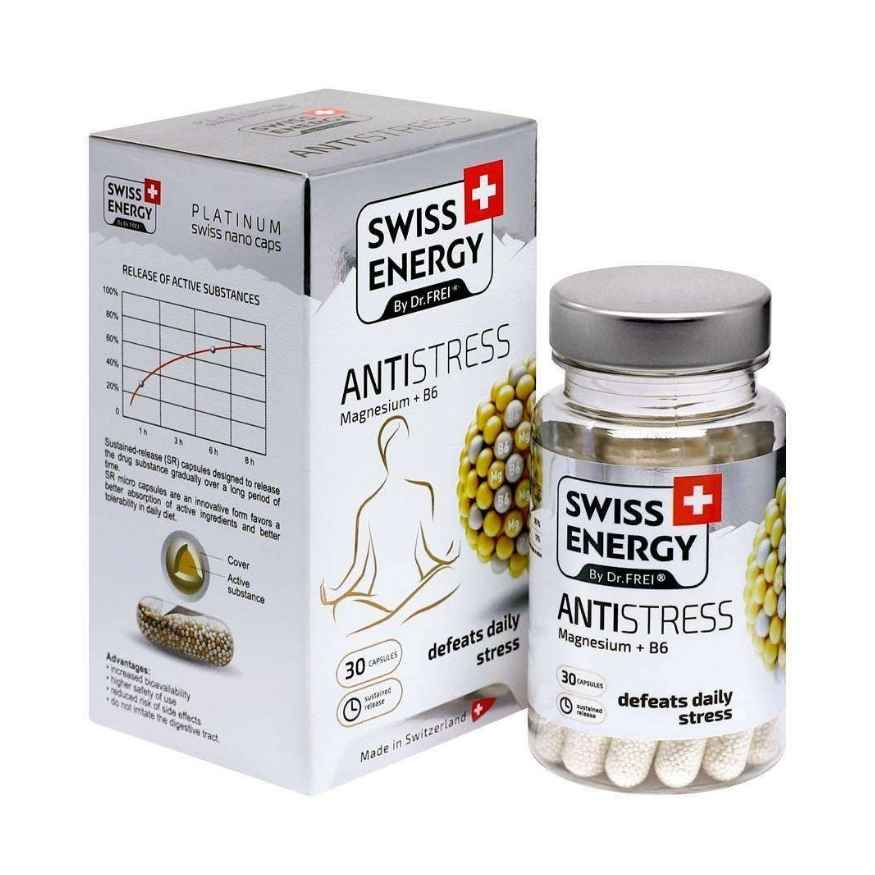 Swiss Energy, ANTISTRESS magnesium + B6 anti-stress VITAMIN