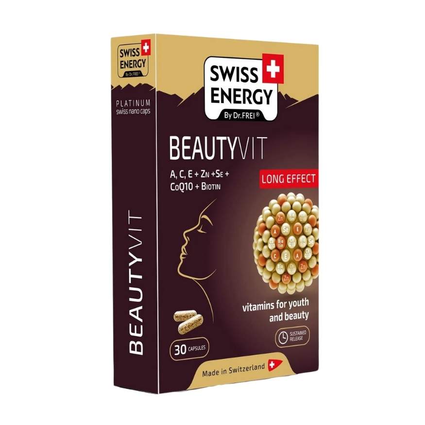 Swiss Energy Beautyvit 30 Nano Capsules Box.