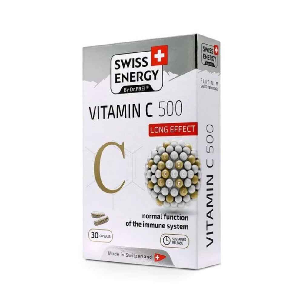 Swiss Energy VITAMIN C 500 mg Capsules Blister