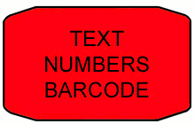 1.5'' x 1'' Custom Printed Labels