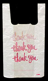 18'' White/Red ''ThankYou'' T-SHIRT Bag (HD)