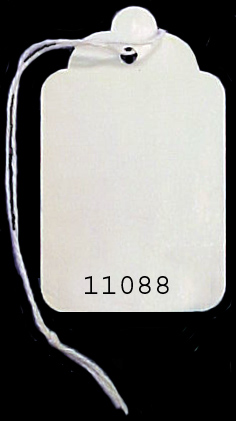 T-4-S White String Tag