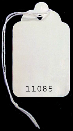 T-2-S White String Tag
