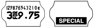 Meto 3200 Labels