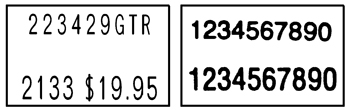 Primark P-20 Labels