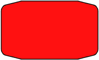 40mm x 24mm RED Permanent Direct Thermal Labels