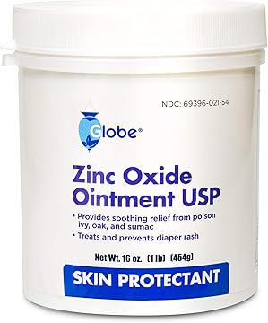 16oz Zinc Oxide 20% Ointment Jar