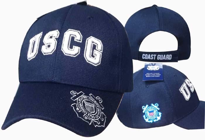 CAP605K USCG Shadow Emblem on Bill Cap