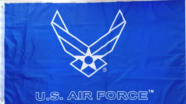 FLG603S Air Force Logo Flag 3x5'