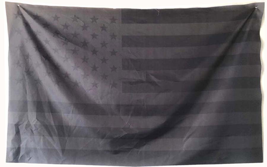 FLG004B Blackout US FLAG 3x5'