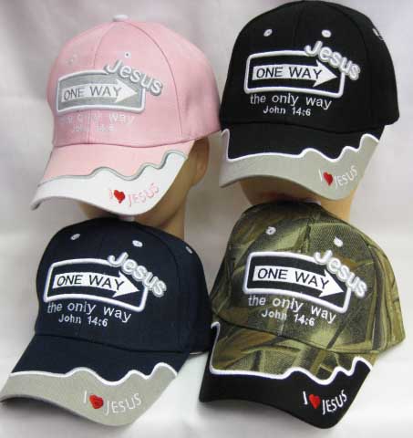 CAP816 ONE Way to Jesus Cap 4c