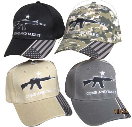 CAP974C Come Take it Rifle FLAG Cap