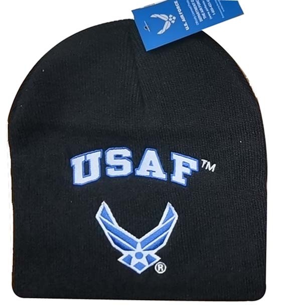WIN603P USAF Navy Logo BEANIE