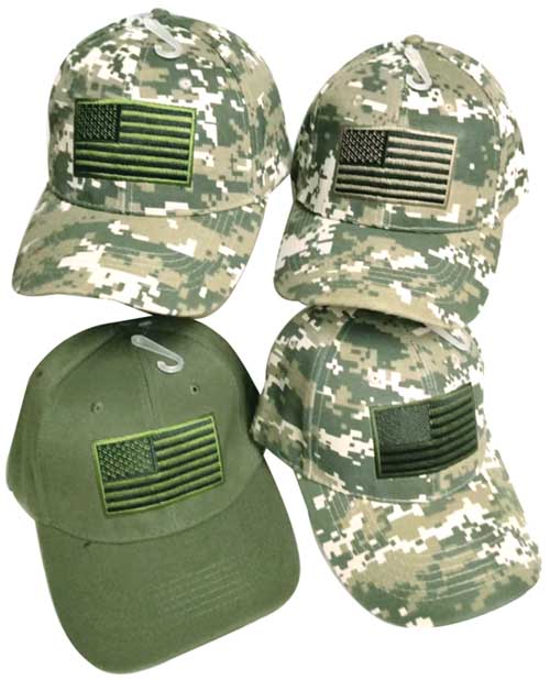 CAP610G Tactical CAP OD + Digi Camo Set 4 colors