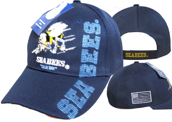 CAP602RA Seabees Can Do FLAG Cap