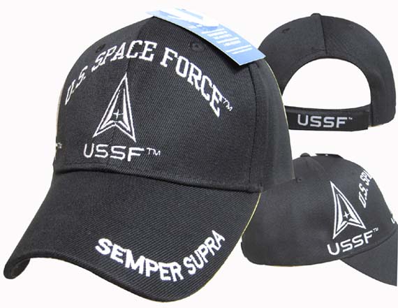 CAP600B US Space Force Logo w/ Shadow Cap