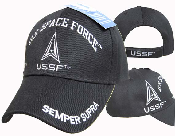 CAP600B US Space Force Logo w/ Shadow CAP