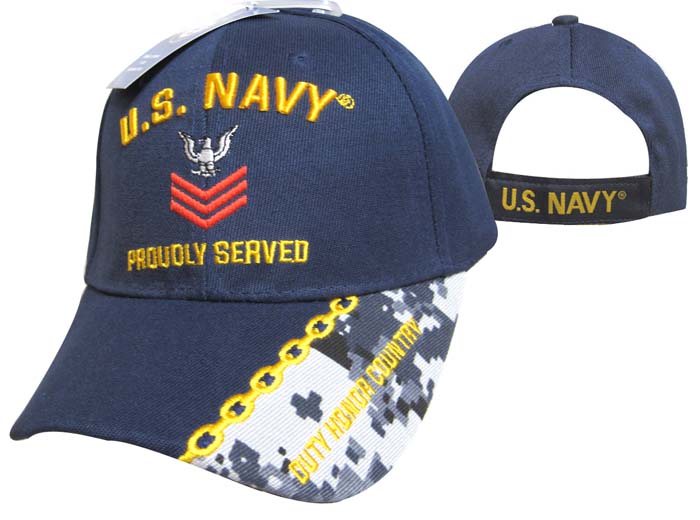 CAP551F Navy PO 1st Class Cap