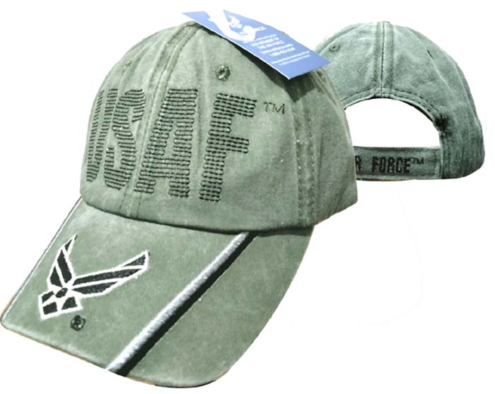 CAP597CMG** USAF w/AF Symbol ON Bill Cap OD
