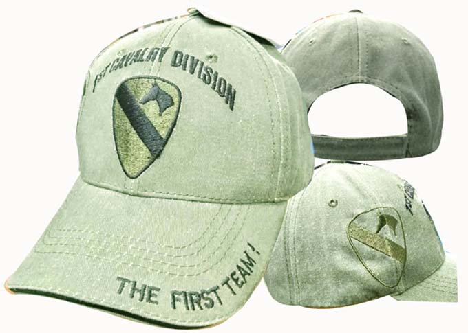 CAP628G 1st Cavalry Div w/ Shadow Cap OD