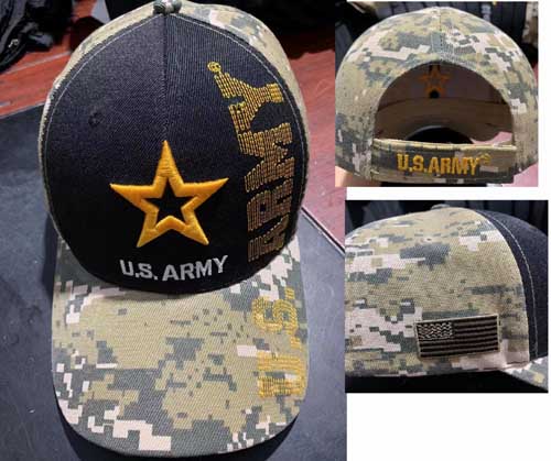 CAP501K US Army Logo Flag Cap
