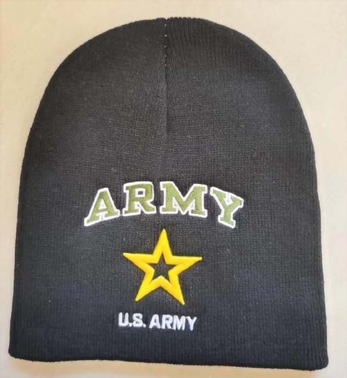 WIN501P ARMY ARMY Logo Beanie