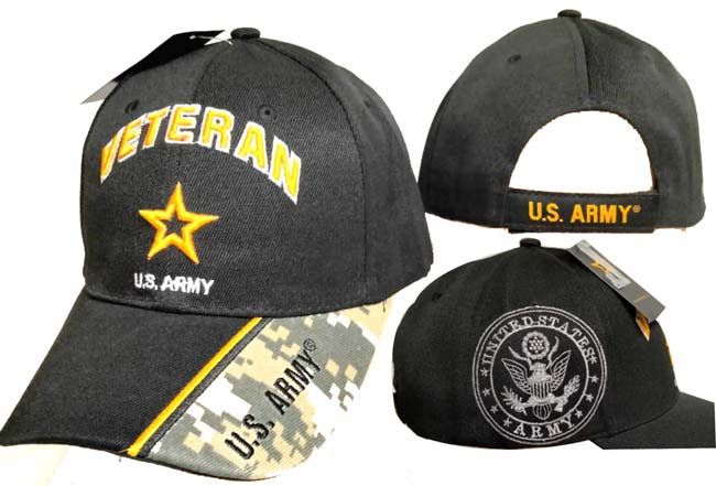 CAP491M Veteran Army Logo Cap