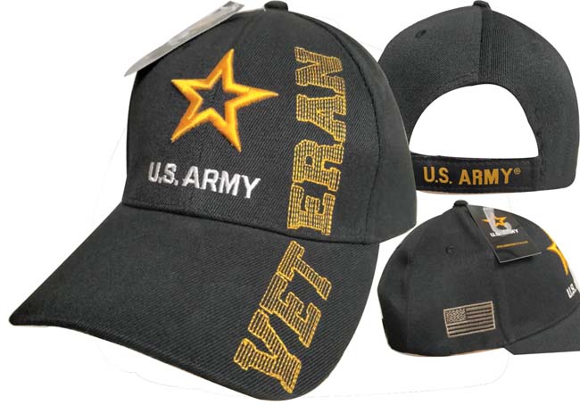 CAP491G Army Logo Veteran Cap