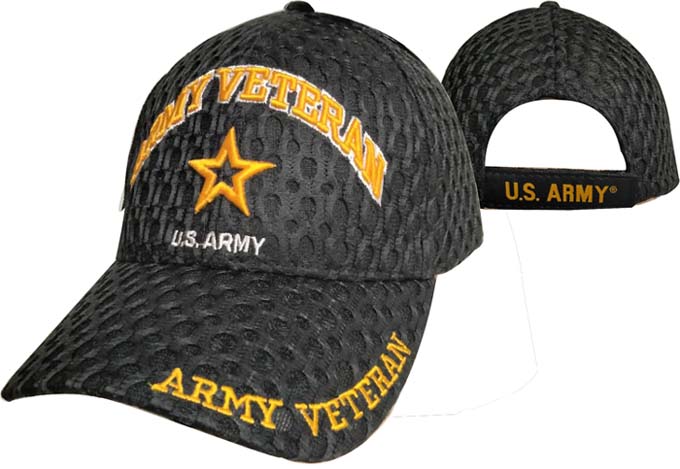 CAP491H Army Logo Veteran Cap