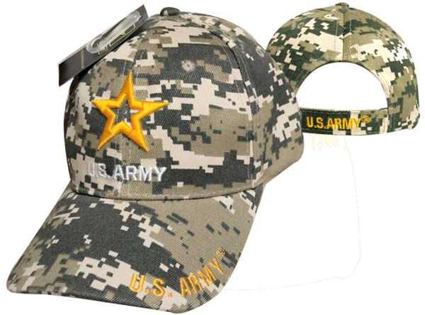 CAP501SC Army Star w/ Shadow Camo Cap