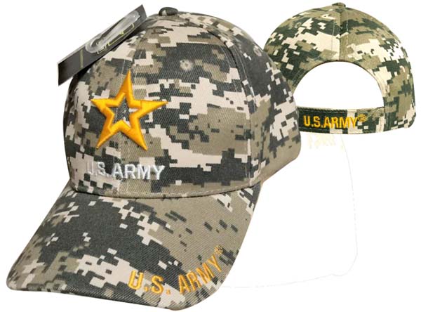 CAP501SC ARMY Star w/ Shadow Camo CAP